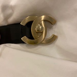 Chanel black belt. Like new